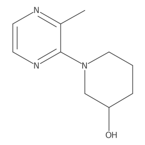 (S)-1-(3-methylpyrazin-2-yl)piperidin-3-ol Structure