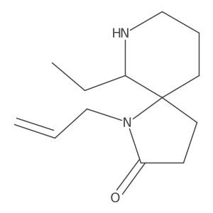 (5S,6R)-1-allyl-6-ethyl-1,7-diazaspiro[4.5]decan-2-one结构式