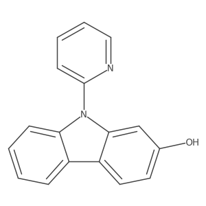 9-(pyridin-2-yl)-9H-carbazol-2-ol结构式