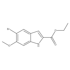 ethyl 5-bromo-6-methoxy-1H-indole-2-carboxylate Structure