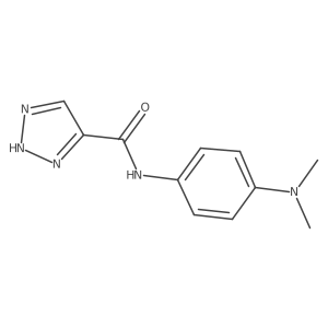 N-(4-(dimethylamino)phenyl)-1H-1,2,3-triazole-5-carboxamide Structure