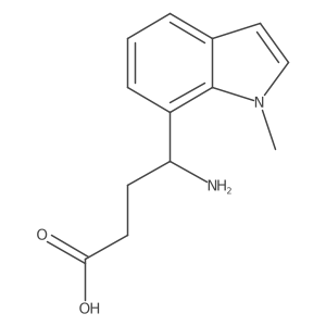 4-amino-4-(1-methyl-1H-indol-7-yl)butanoic acid Structure