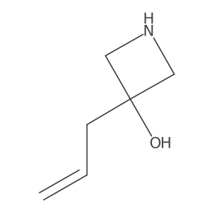 3-(Prop-2-en-1-yl)azetidin-3-ol结构式