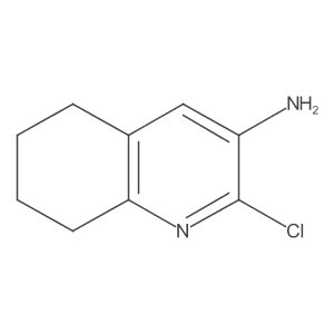 2-Chloro-5,6,7,8-tetrahydroquinolin-3-amine结构式