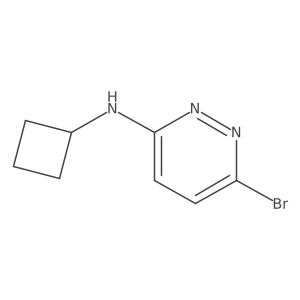 6-Bromo-N-cyclobutylpyridazin-3-amine Structure