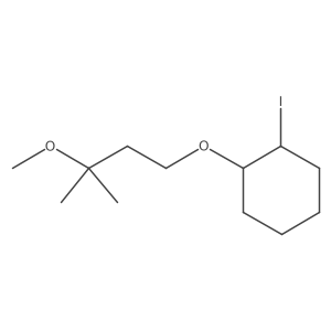 1-Iodo-2-(3-methoxy-3-methylbutoxy)cyclohexane Structure