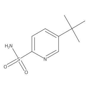 5-Tert-butylpyridine-2-sulfonamide Structure