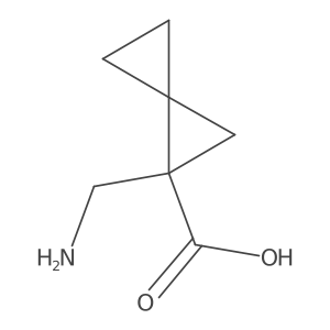 2-(Aminomethyl)spiro[2.2]pentane-2-carboxylic acid结构式
