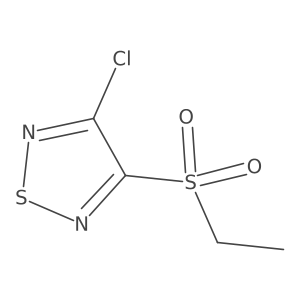 3-Chloro-4-ethylsulfonyl-1,2,5-thiadiazole Structure