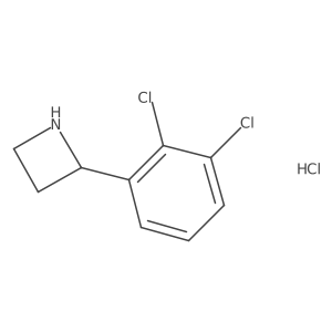 2-(2,3-Dichlorophenyl)azetidine Hydrochloride Structure