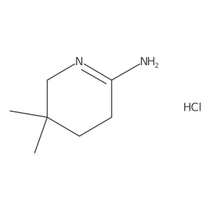 5,5-Dimethylpiperidin-2-imine hydrochloride Structure