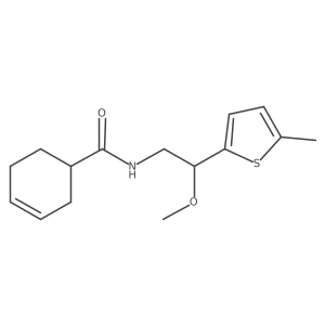 N-[2-Methoxy-2-(5-methylthiophen-2-YL)ethyl]cyclohex-3-ene-1-carboxamide结构式