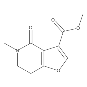 Methyl 5-methyl-4-oxo-4,5,6,7-tetrahydrofuro[3,2-c]pyridine-3-carboxylate Structure