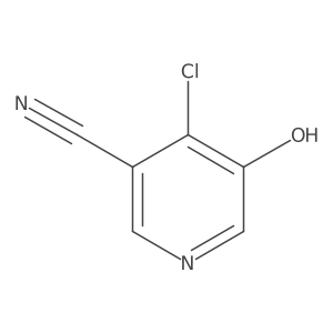 4-Chloro-5-hydroxynicotinonitrile Structure