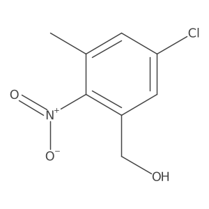 (5-Chloro-3-methyl-2-nitrophenyl)methanol结构式