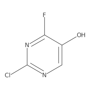 2-Chloro-4-fluoropyrimidin-5-ol结构式