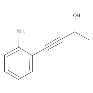 4-(2-Aminophenyl)but-3-yn-2-ol结构式