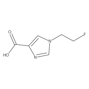 1-(2-fluoroethyl)-1H-imidazole-4-carboxylic acid Structure