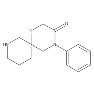 4-Phenyl-1-oxa-4,8-diazaspiro[5.5]undecan-3-one Structure