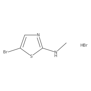 5-bromo-N-methyl-1,3-thiazol-2-amine hydrobromide Structure