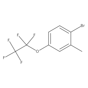 1-Bromo-2-methyl-4-pentafluoroethoxybenzene Structure