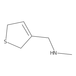 [(2,5-Dihydrothiophen-3-yl)methyl](methyl)amine结构式