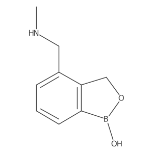 4-((Methylamino)methyl)benzo[c][1,2]oxaborol-1(3H)-ol结构式