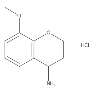 (R)-8-Methoxychroman-4-amine hydrochloride Structure