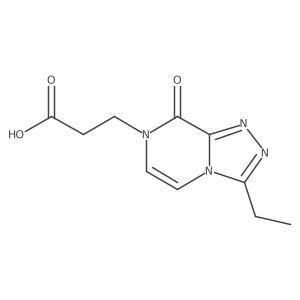 3-(3-ethyl-8-oxo-[1,2,4]triazolo[4,3-a]pyrazin-7(8H)-yl)propanoic acid Structure
