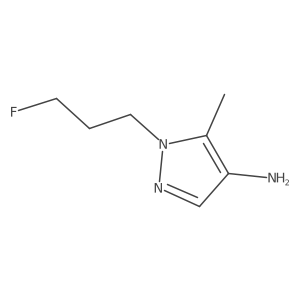 1-(3-fluoropropyl)-5-methyl-1H-pyrazol-4-amine Structure