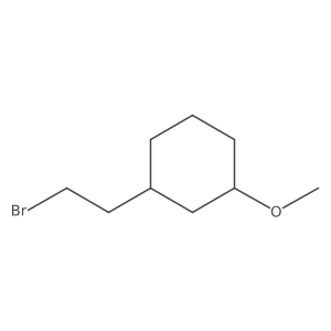 1-(2-Bromoethyl)-3-methoxycyclohexane Structure