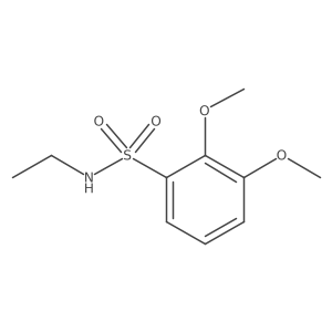 N-ethyl-2,3-dimethoxybenzene-1-sulfonamide Structure