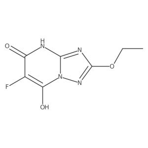 2-Ethoxy-6-fluoro-[1,2,4]triazolo[1,5-a]pyrimidine-5,7-diol Structure