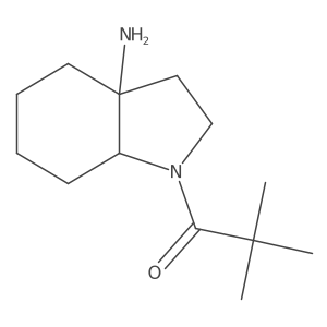 1-(3a-amino-octahydro-1H-indol-1-yl)-2,2-dimethylpropan-1-one Structure