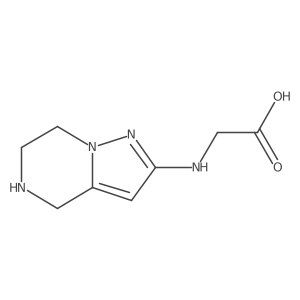 2-({4H,5H,6H,7H-pyrazolo[1,5-a]pyrazin-2-yl}amino)acetic acid结构式