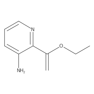 2-(1-Ethoxyethenyl)pyridin-3-amine Structure