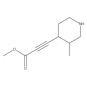 Methyl 3-(3-methylpiperidin-4-yl)prop-2-ynoate Structure
