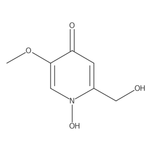 1-Hydroxy-2-(hydroxymethyl)-5-methoxy-1,4-dihydropyridin-4-one结构式