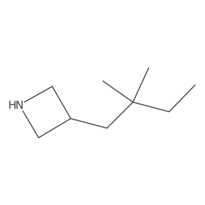 3-(2,2-Dimethylbutyl)azetidine结构式