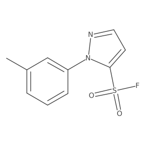 1-(3-methylphenyl)-1H-pyrazole-5-sulfonyl fluoride结构式
