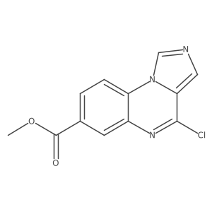 Methyl 4-chloroimidazo[1,5-a]quinoxaline-7-carboxylate Structure