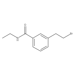 3-(2-bromoethyl)-N-ethylbenzamide Structure