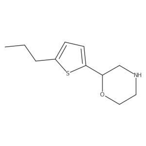 2-(5-Propylthiophen-2-yl)morpholine Structure