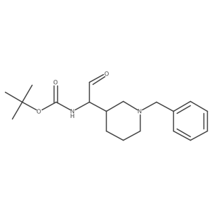 tert-butyl N-[1-(1-benzylpiperidin-3-yl)-2-oxoethyl]carbamate Structure