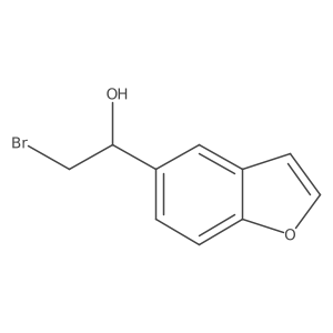1-(1-Benzofuran-5-yl)-2-bromoethan-1-ol Structure