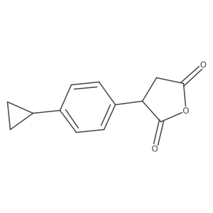 3-(4-Cyclopropylphenyl)oxolane-2,5-dione Structure