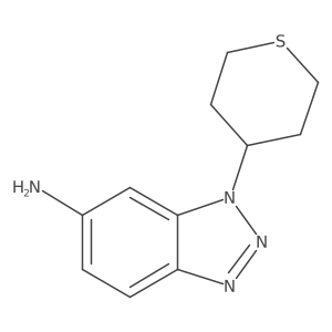 1-(thian-4-yl)-1H-1,2,3-benzotriazol-6-amine结构式