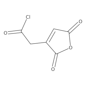 2-(2,5-Dioxo-2,5-dihydro-3-furyl)acetyl Chloride结构式