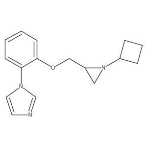 1-[2-[(1-Cyclobutylaziridin-2-yl)methoxy]phenyl]imidazole结构式