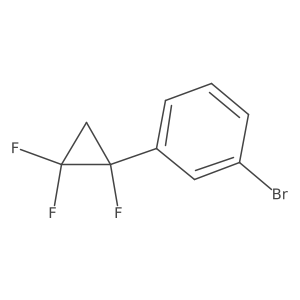 1-Bromo-3-(1,2,2-trifluorocyclopropyl)benzene结构式